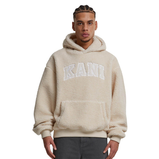 Karl Kani Ανδρική μπλουζα fleece Serif Teddy Hoodie